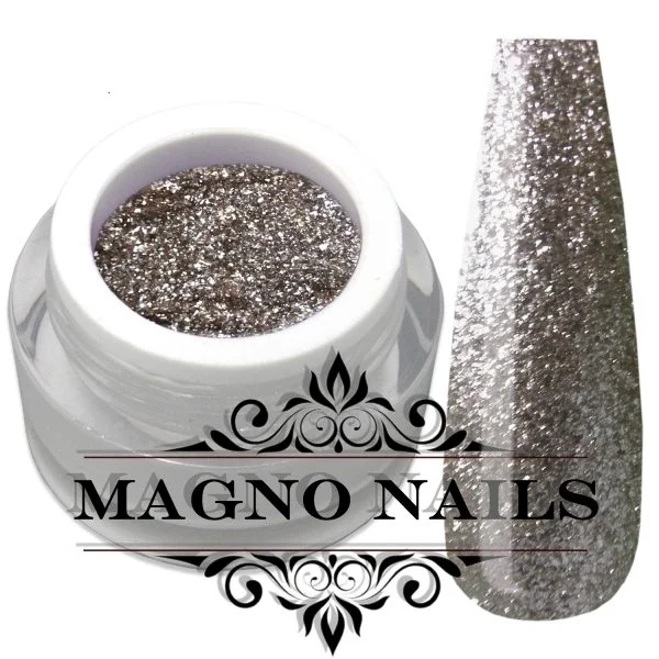 UV Gel - 1905 - Chrome Glitter Glam Gel - Vegas Gold